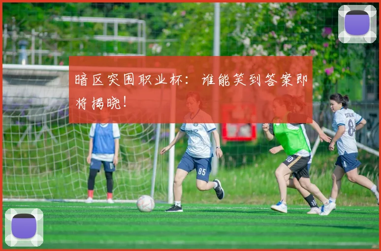 暗区突围职业杯：谁能笑到答案即将揭晓！